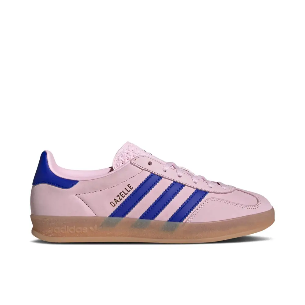 Adidas Gazelle Indoor Clear Pink Lucid Blue Womens 