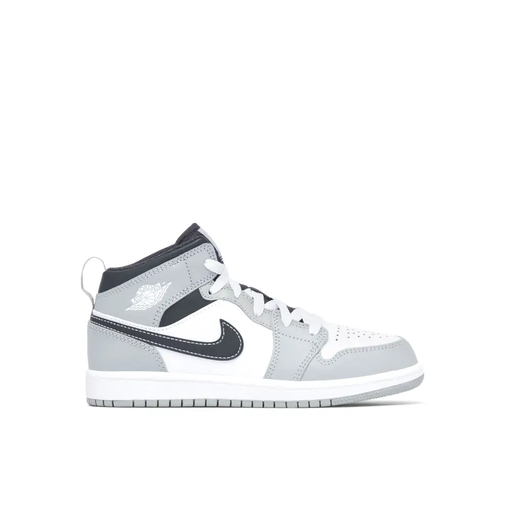 Air Jordan 1 Mid Light Smoke Grey PS (2022) 