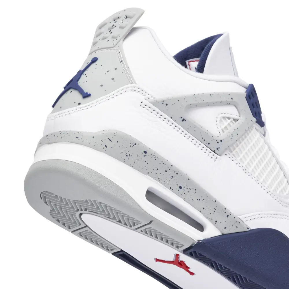 Air Jordan 4 Retro White Midnight Navy 