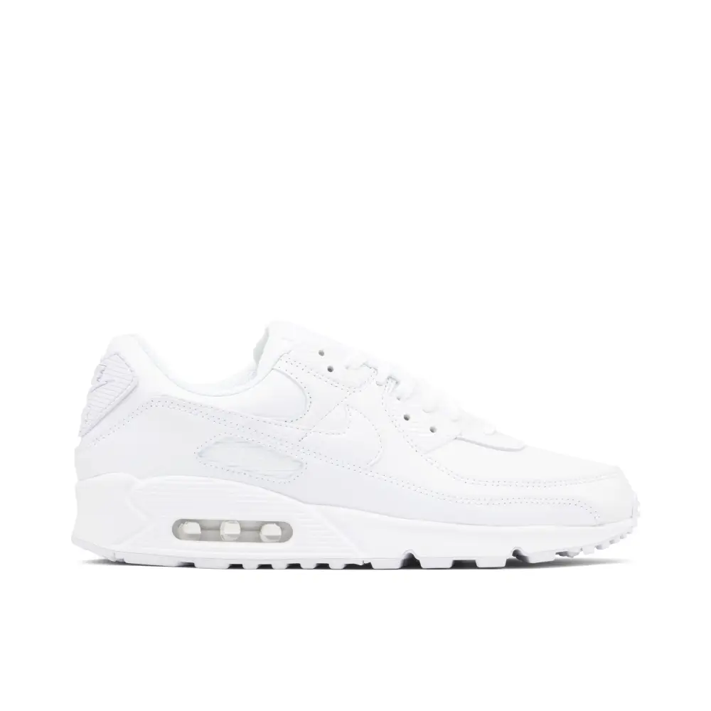 Nike Air Max 90 Triple White Leather 2020