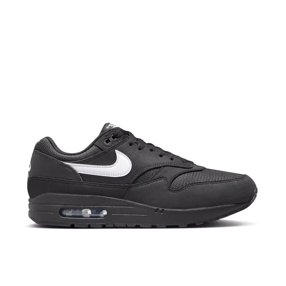 Nike Air Max 1 Black White Swoosh 