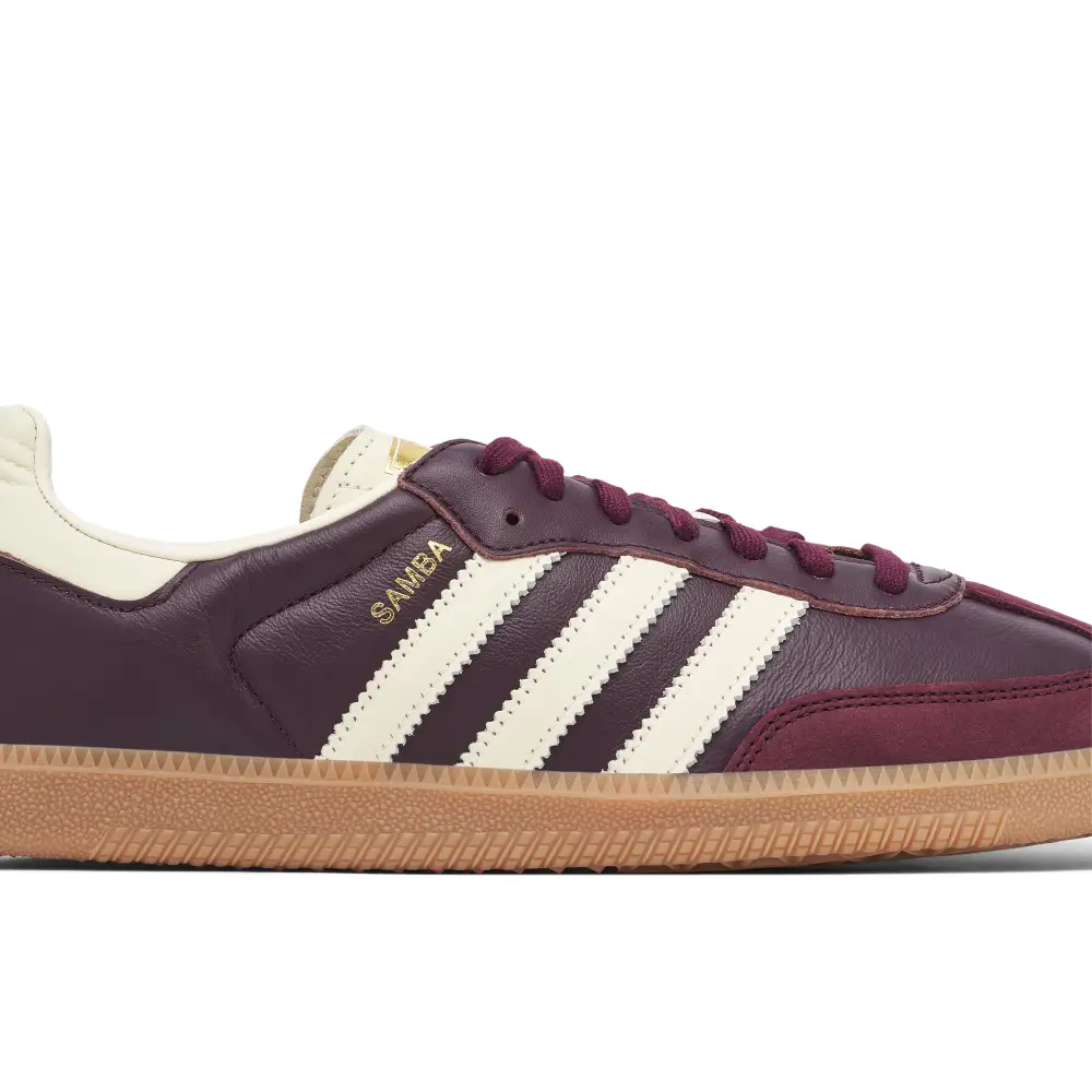 adidas Samba OG Maroon Cream Womens 