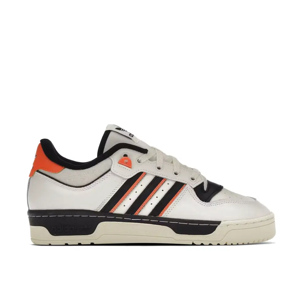 Adidas Rivalry 86 Low White Black Semi Impact Orange 31E30160