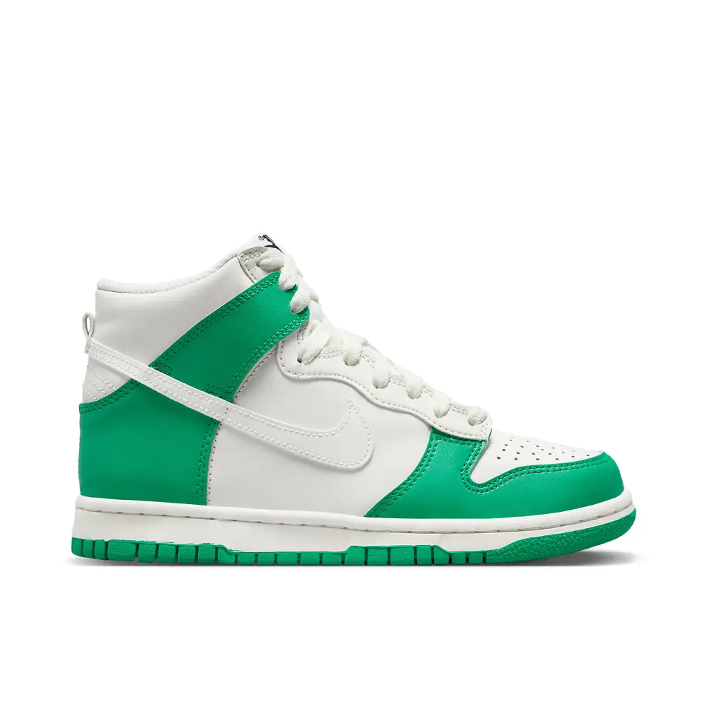 Nike Dunk High Green White GS A94F32977