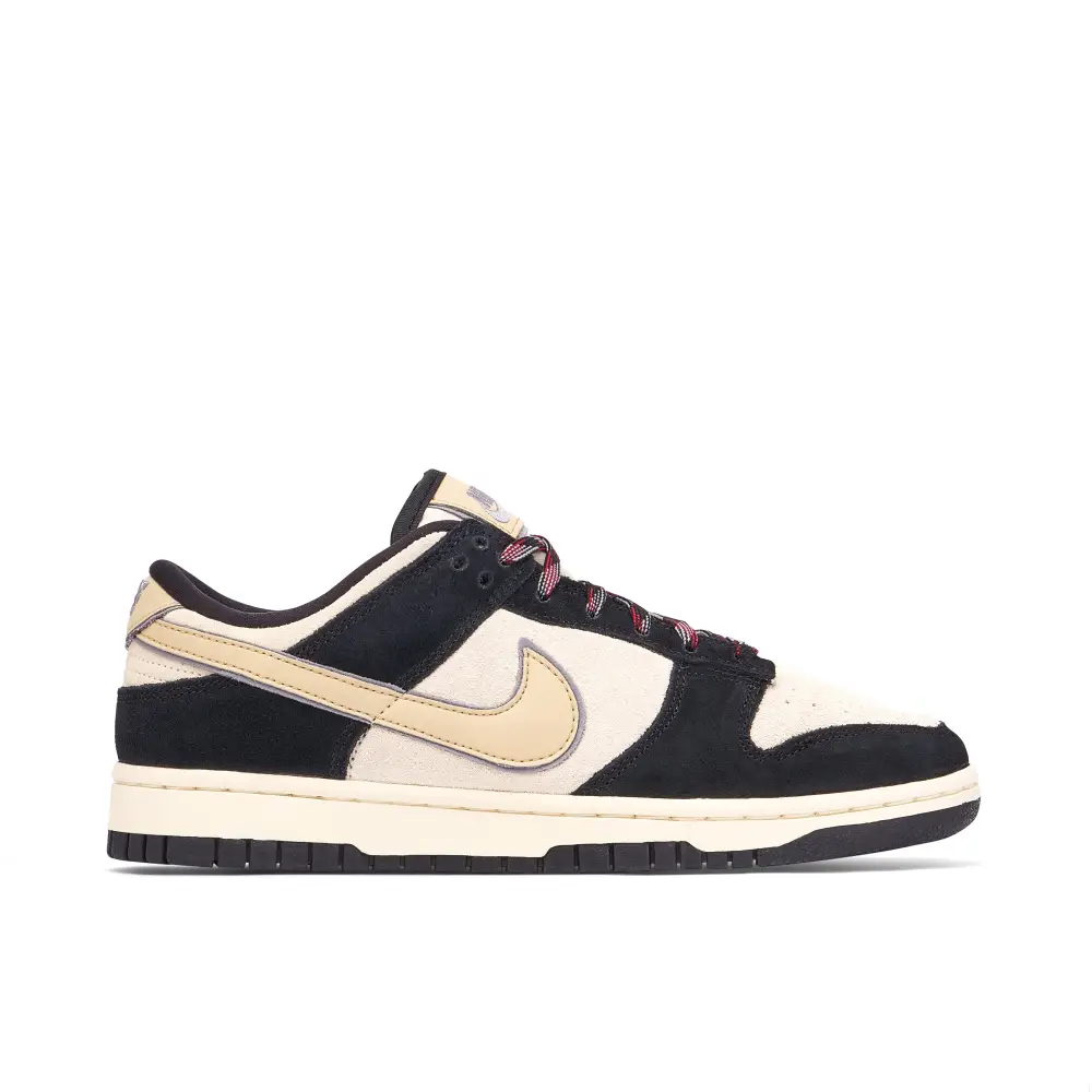 Nike Dunk Low Black Suede Womens 384A2724