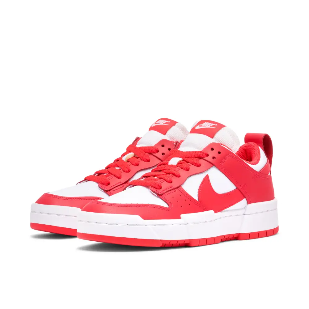 Nike Dunk Low Disrupt Siren Red White Womens 