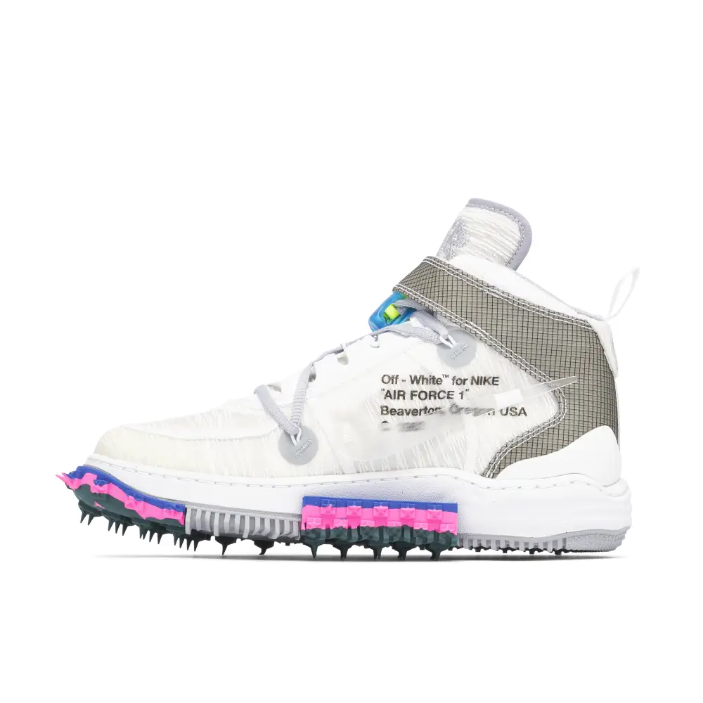 Off-White x Nike Air Force 1 Mid White CAB1047