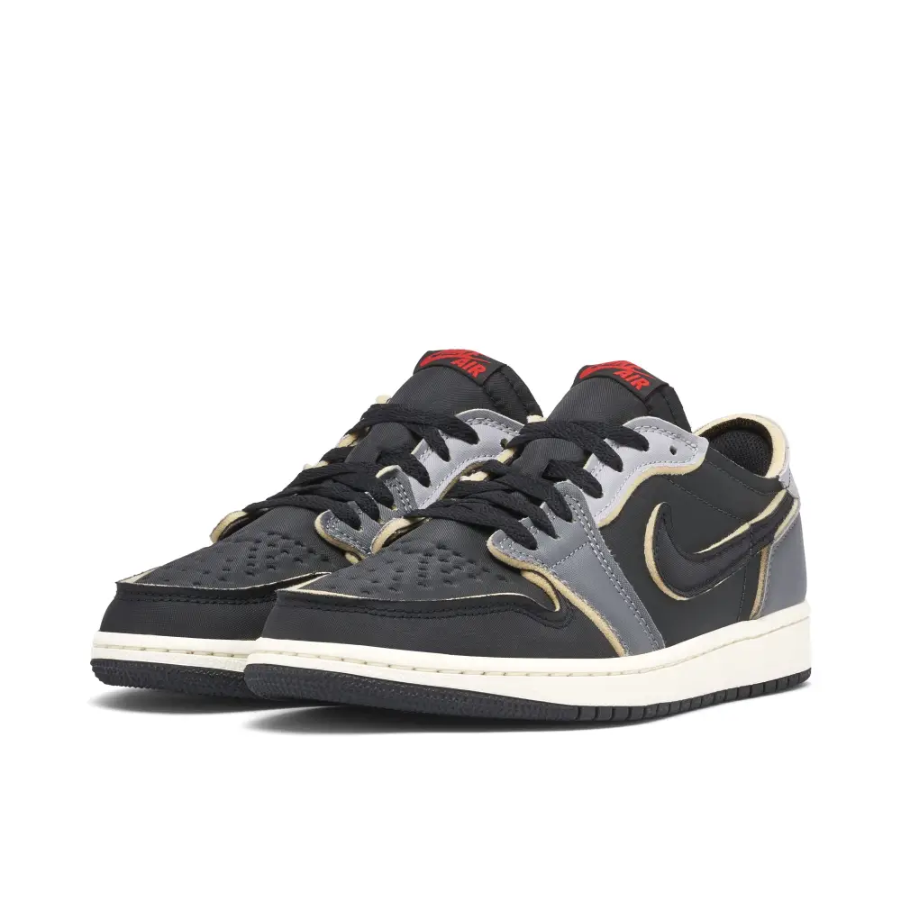 Air Jordan 1 Retro Low Ex Black Smoke Grey 