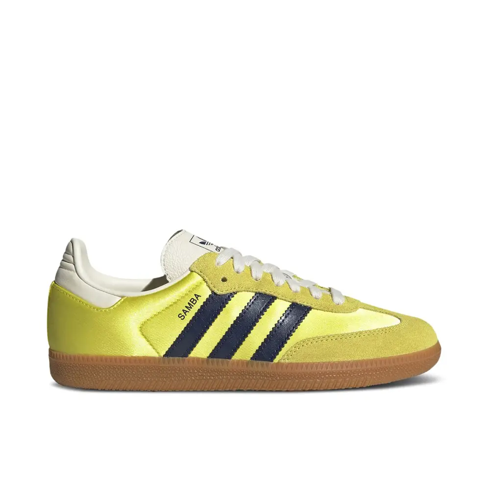 Adidas Samba OG Shock Yellow Night Indigo Womens 