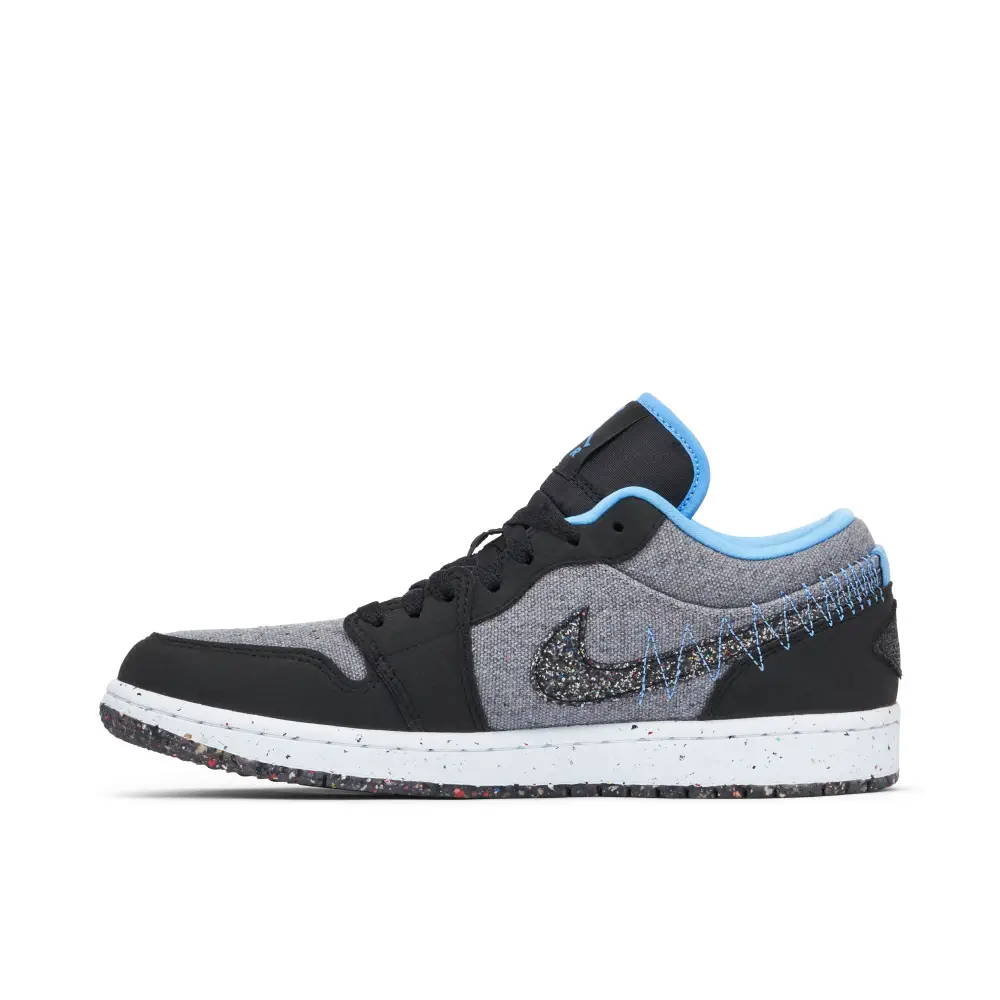 Air Jordan 1 Low Crater Black Grey Blue