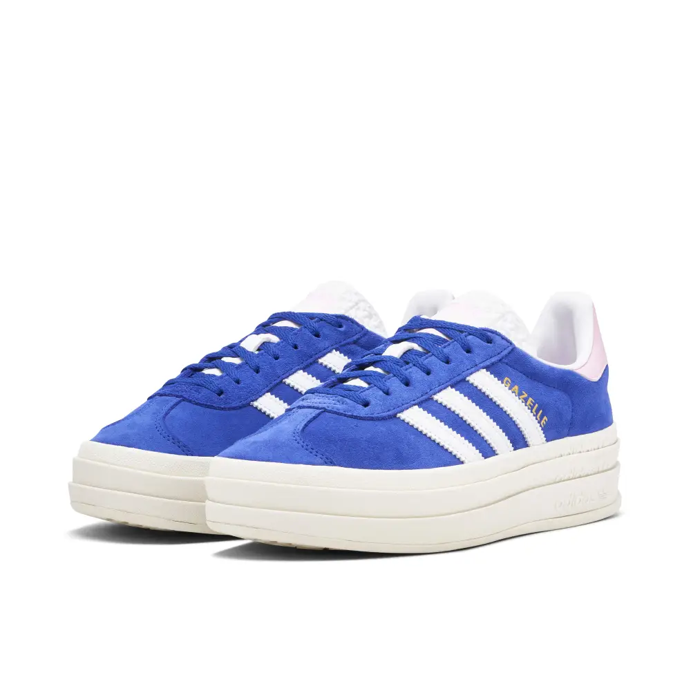 Adidas Gazelle Bold Lucid Blue Pink Womens 