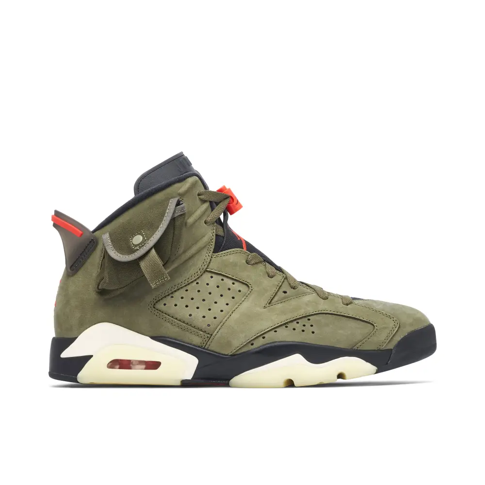 Air Jordan 6 x Travis Scott Medium Olive 