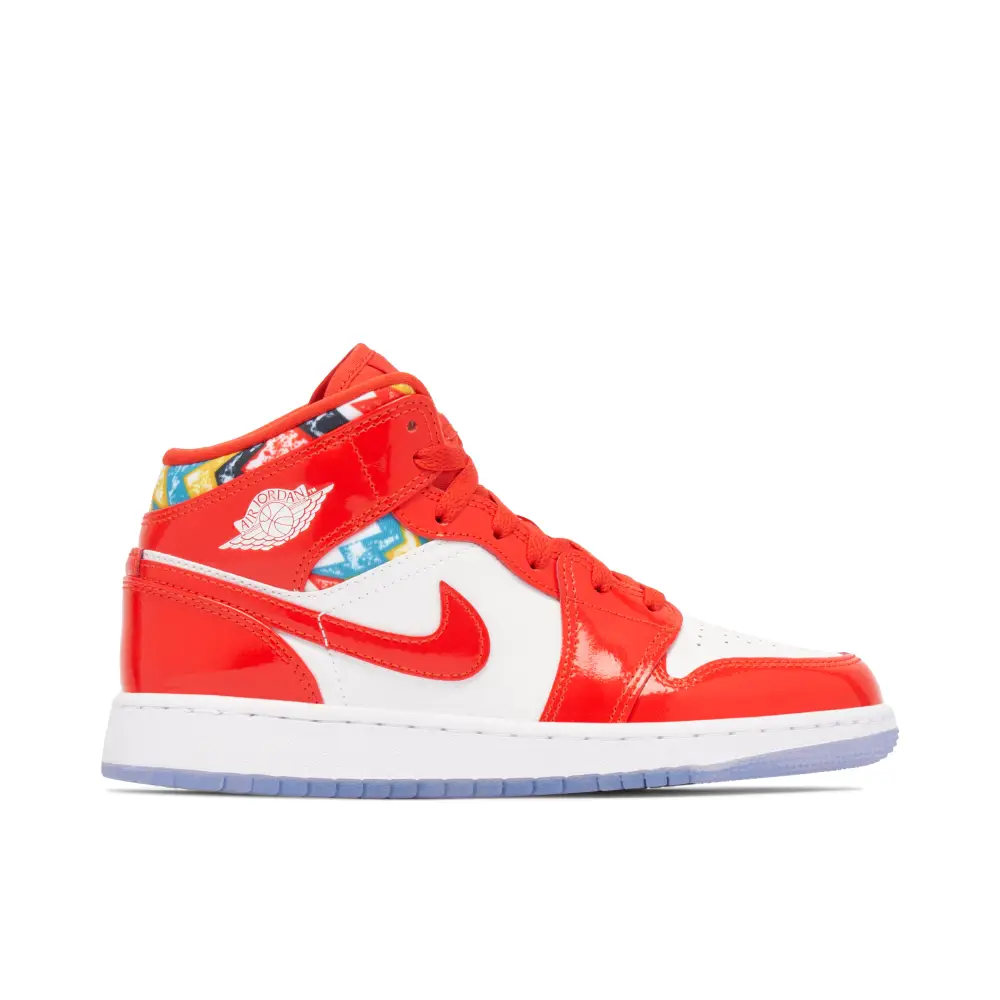 Air Jordan 1 Mid SE GS Barcelona Sweater 