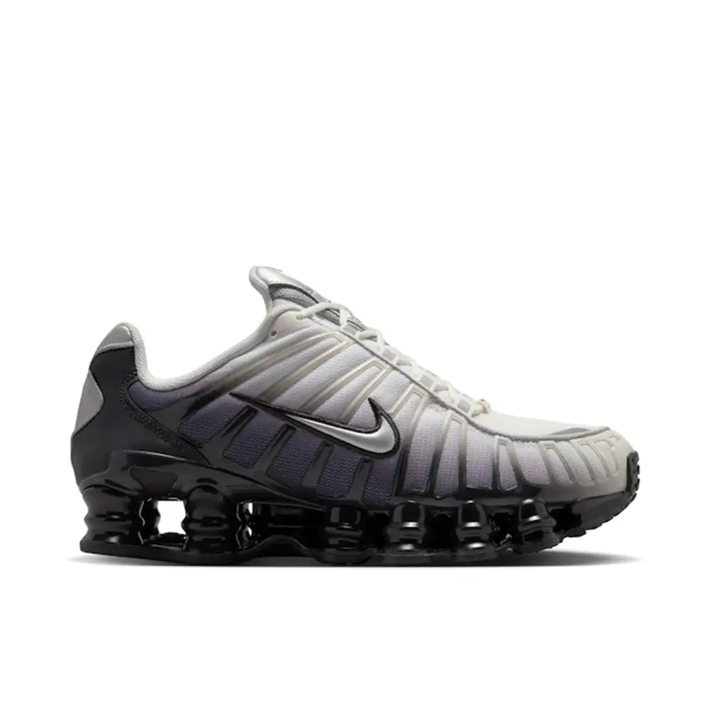 Nike Shox TL Off Noir Metallic Silver Womens 