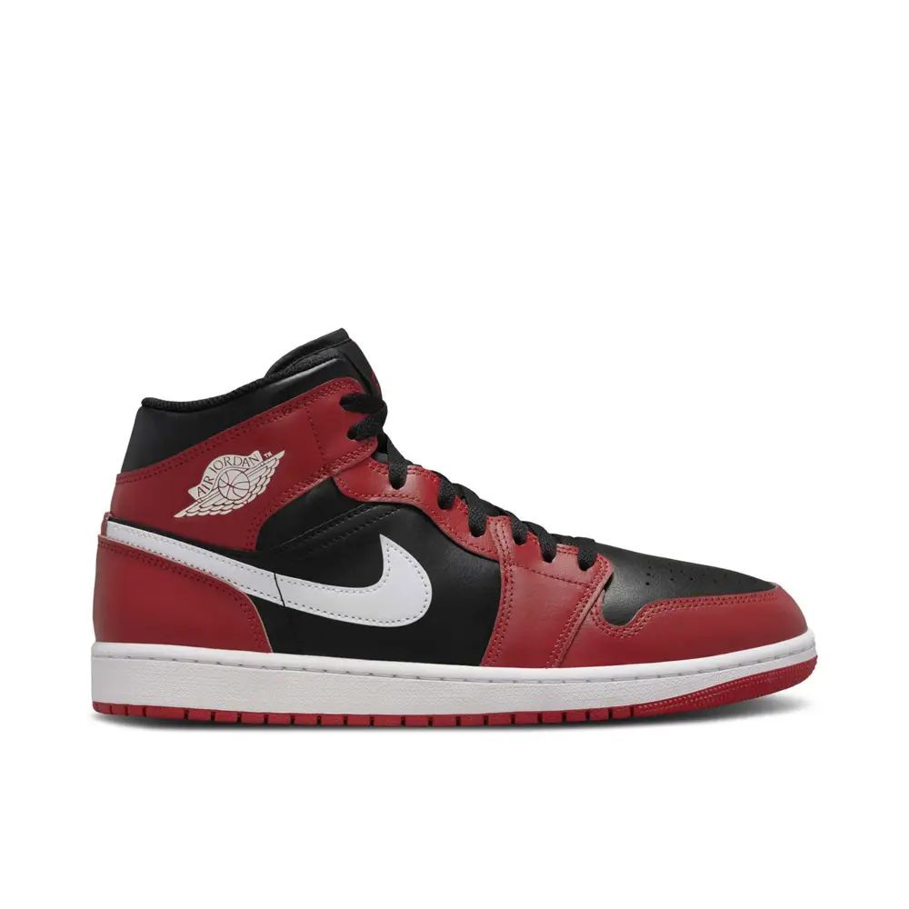 Air Jordan 1 Mid Gym Red Black White (2024) 