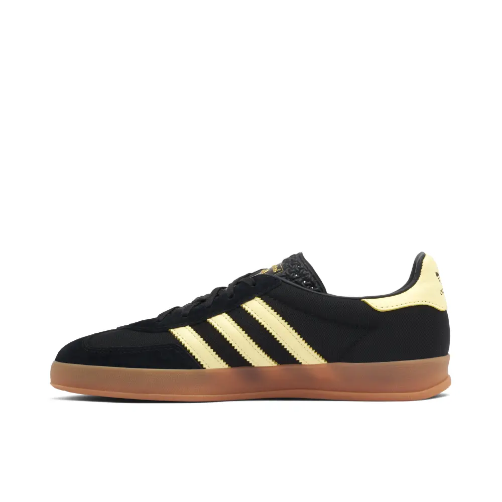 Adidas Gazelle Indoor Black Almost Yellow Gum 