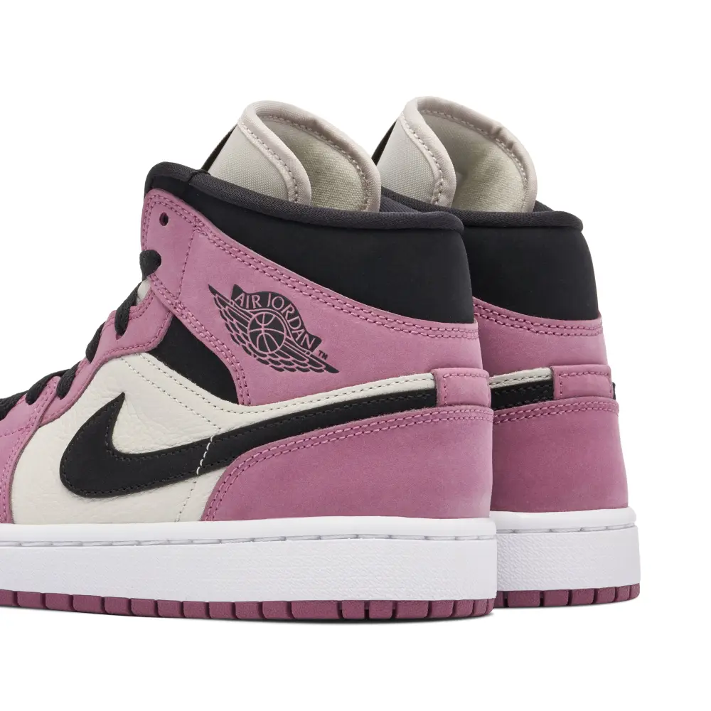 Air Jordan 1 Mid Berry Pink Womens 