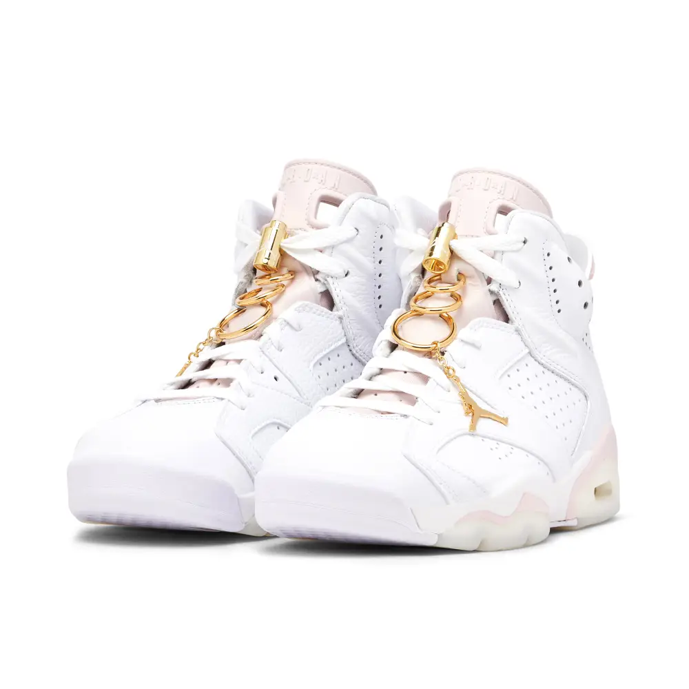 Air Jordan 6 Retro Gold Hoops Womens 