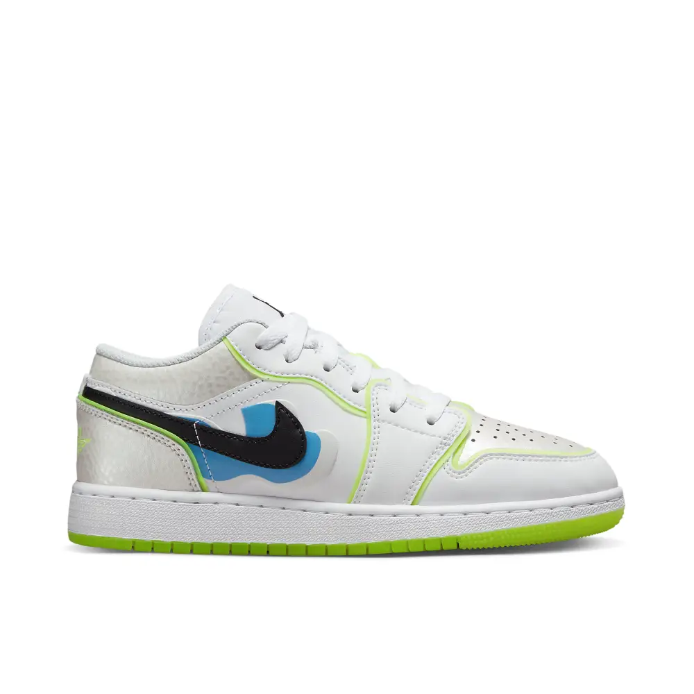 Air Jordan 1 Low SE Warped Swoosh GS 