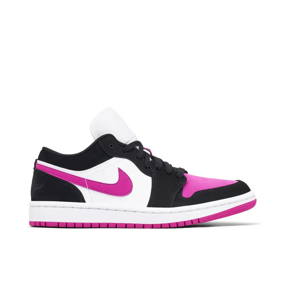 Air Jordan 1 Low Black Cactus Flower Womens 