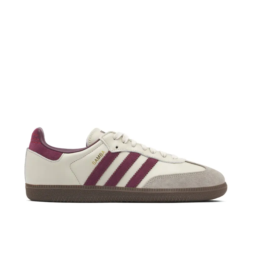 Adidas Samba OG Putty Grey Maroon 