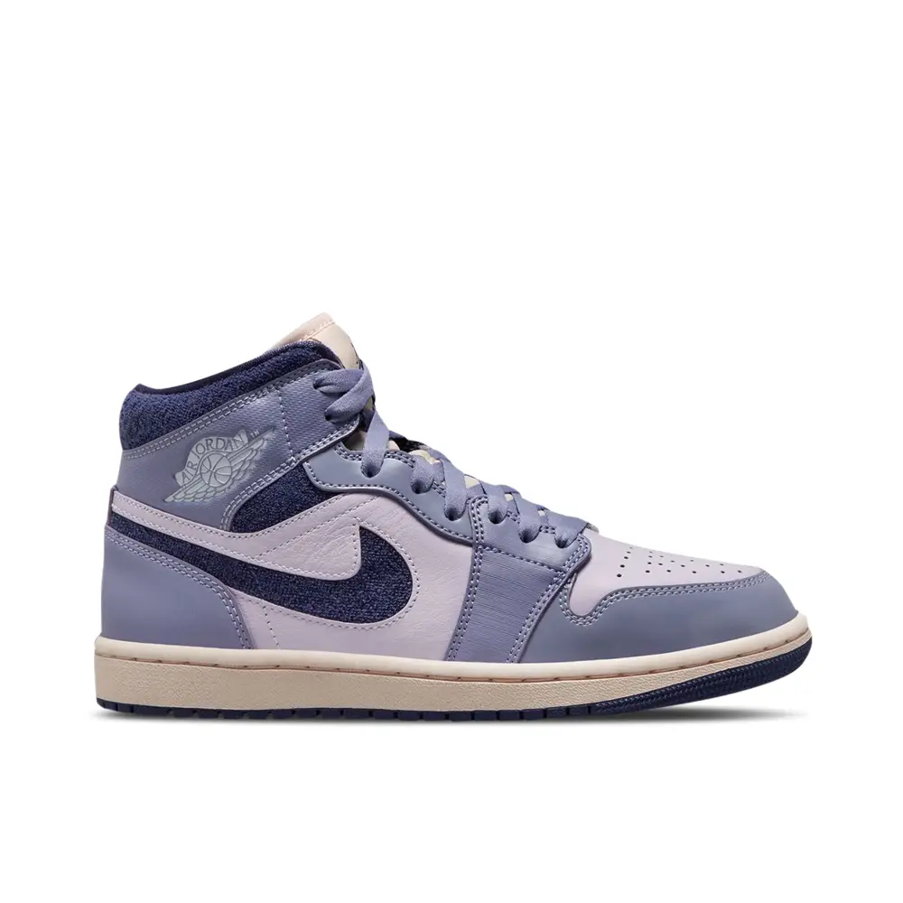 Air Jordan 1 Mid Purple Chenille Womens 