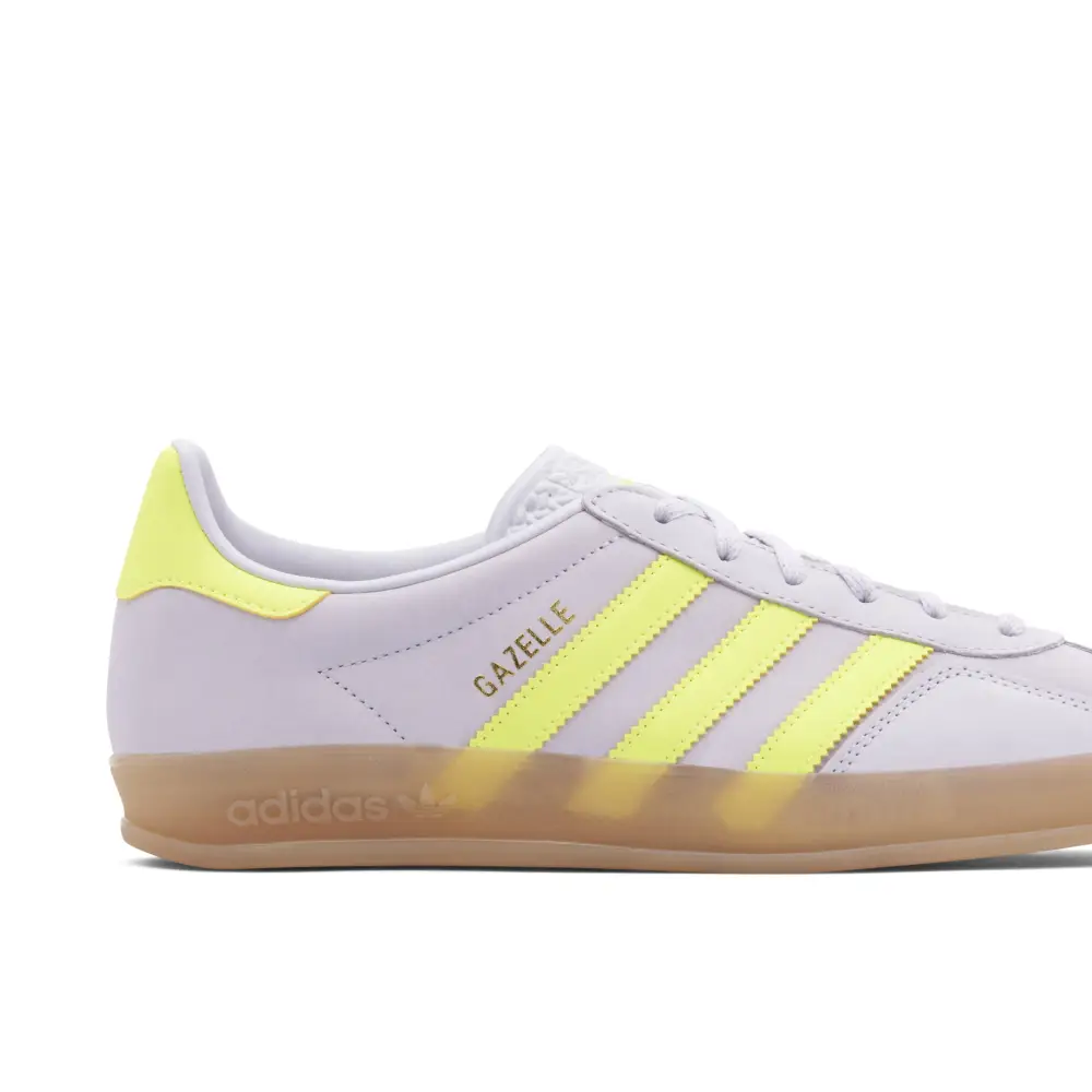 Adidas Gazelle Indoor Silver Dawn Solar Yellow Womens