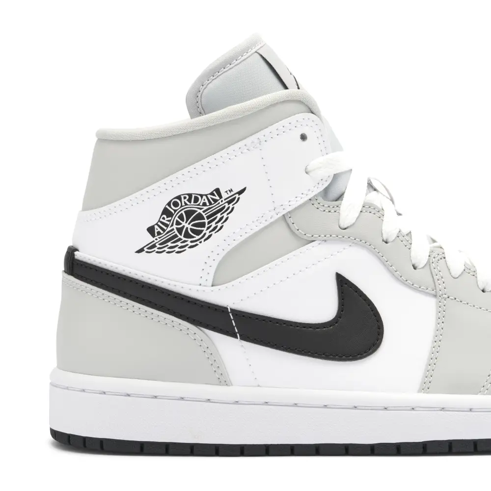Air Jordan 1 Mid Light Smoke Grey Womens