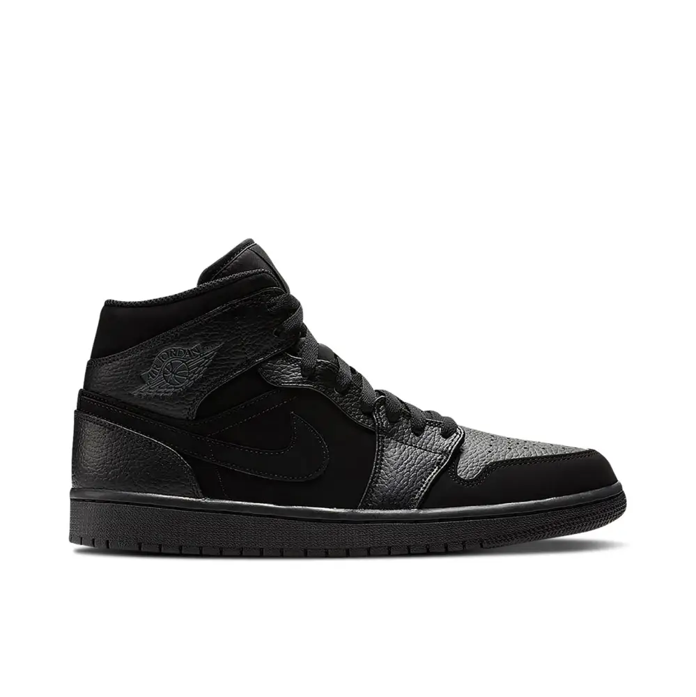 Air Jordan 1 Mid Black Dark Smoke Grey 9A7827