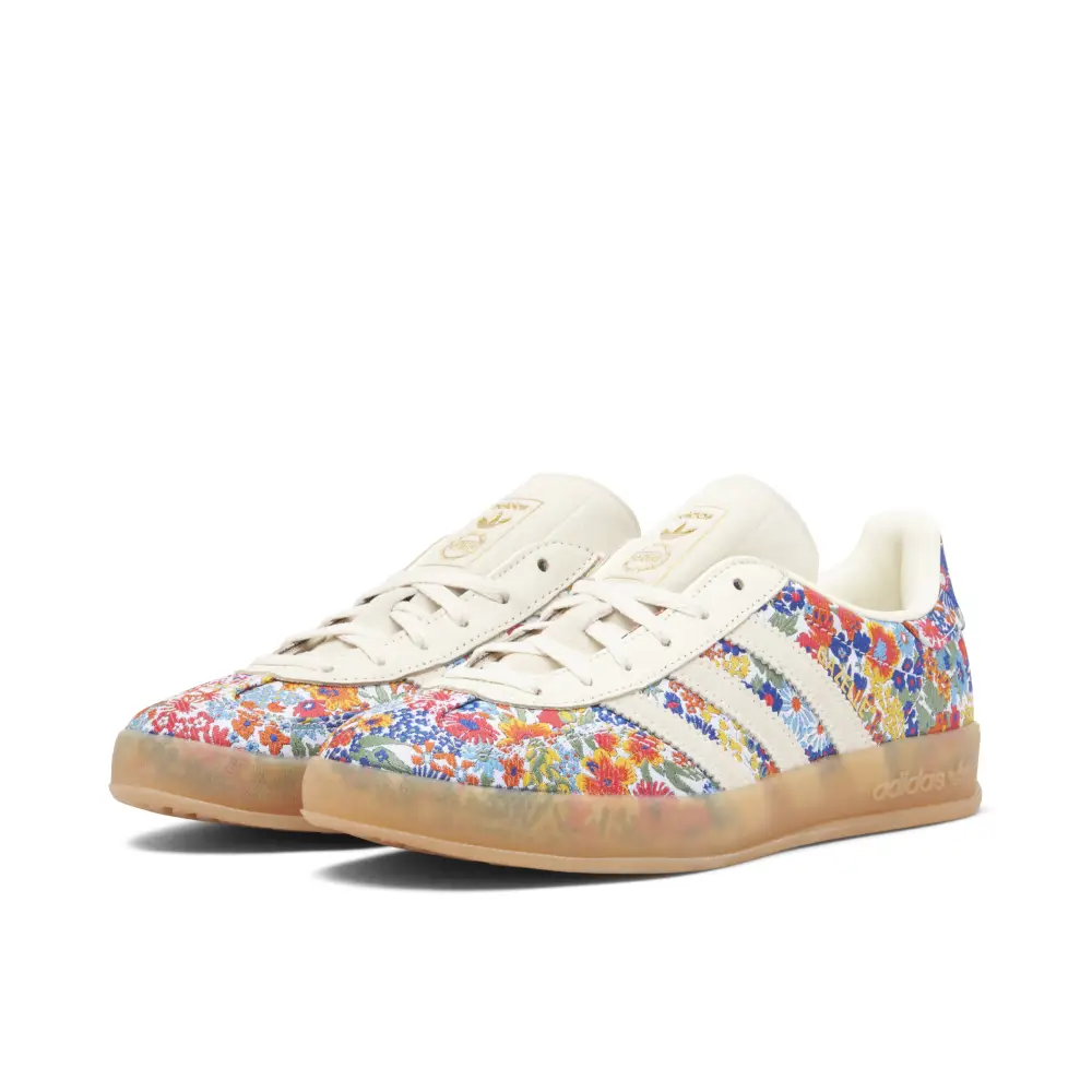 Adidas Gazelle Indoor Liberty London Floral Embroidery Womens