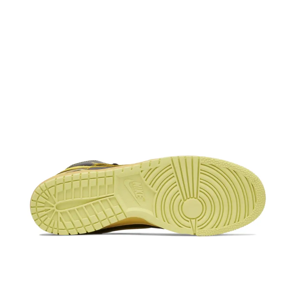 Nike Dunk High 1985 Yellow Acid Wash 