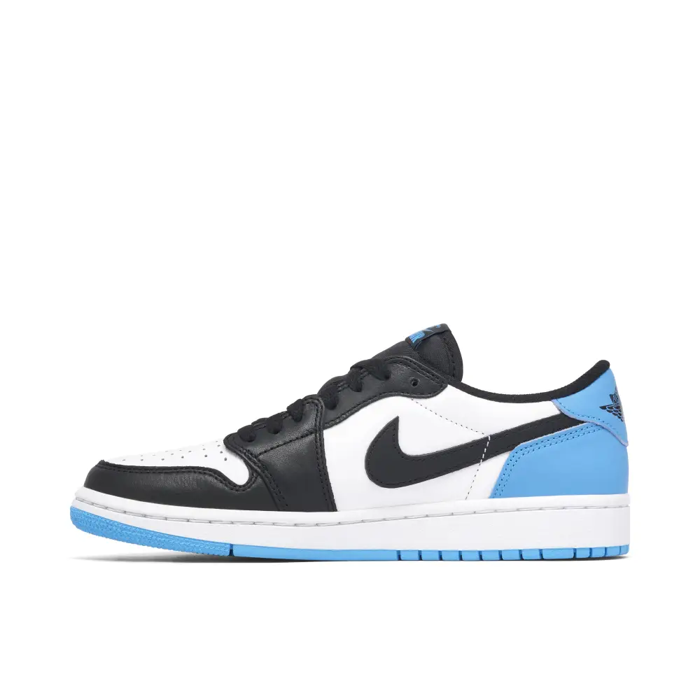 Air Jordan 1 Low Black Dark Powder Blue Womens