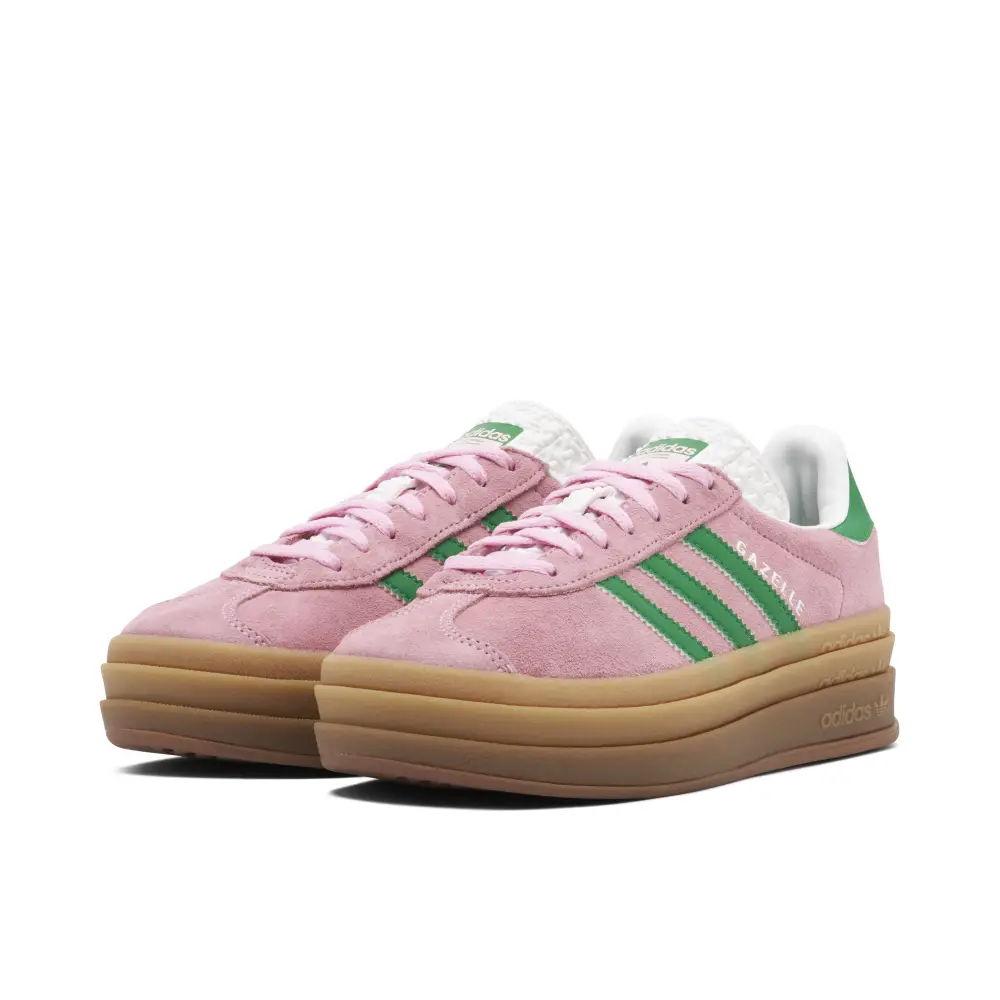 Adidas Gazelle Bold True Pink Green Womens