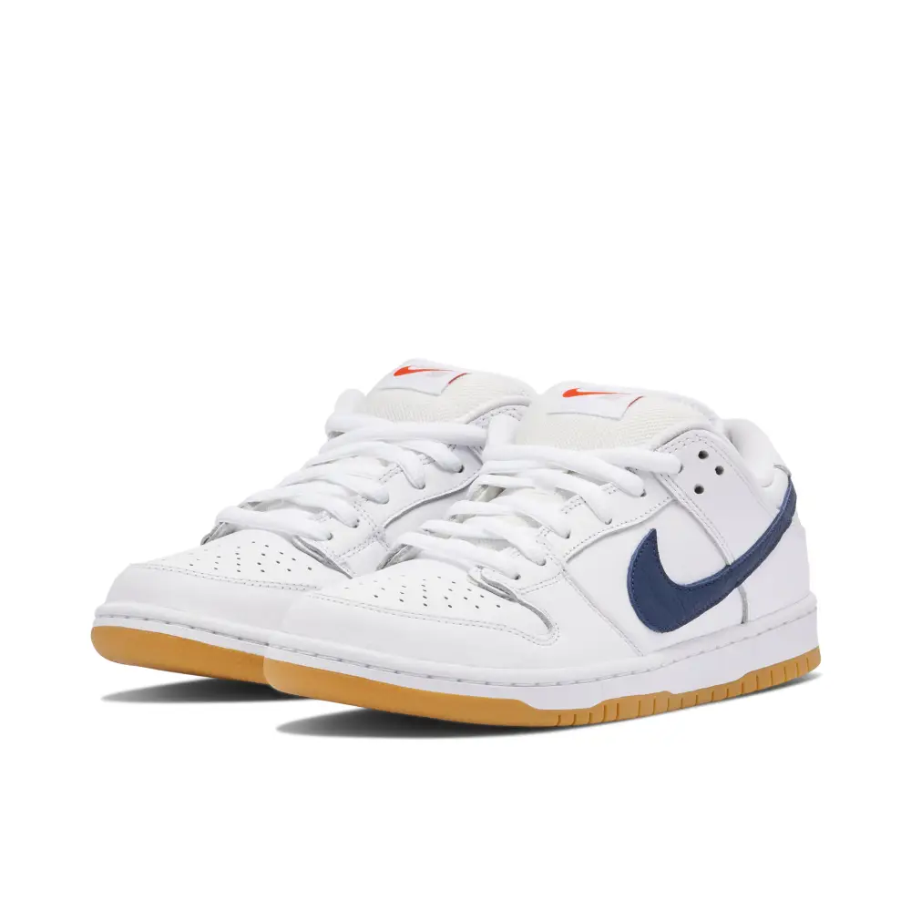 Nike SB Dunk Low Orange Label White Navy 