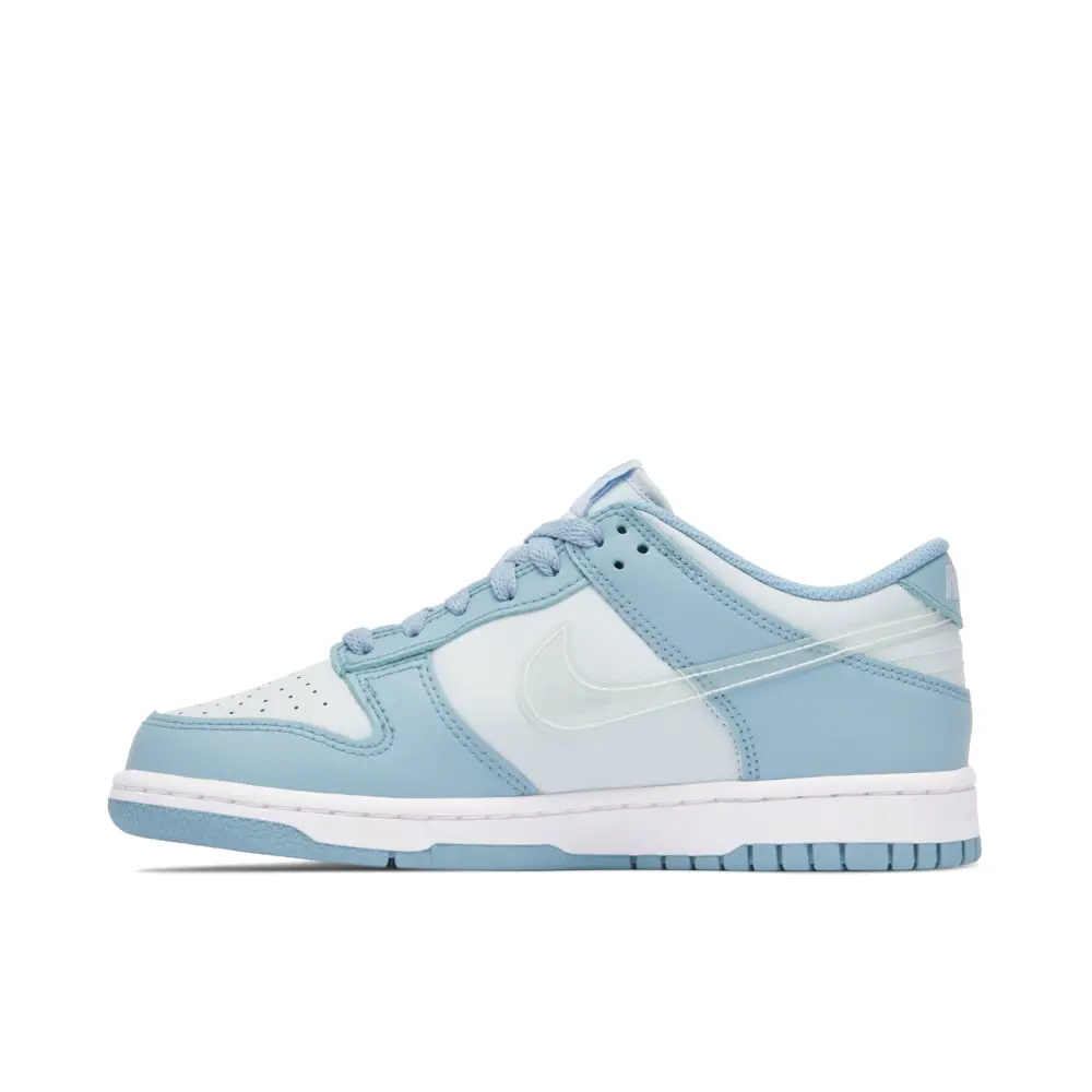 Nike Dunk Low Clear Swoosh Blue GS 5A64232