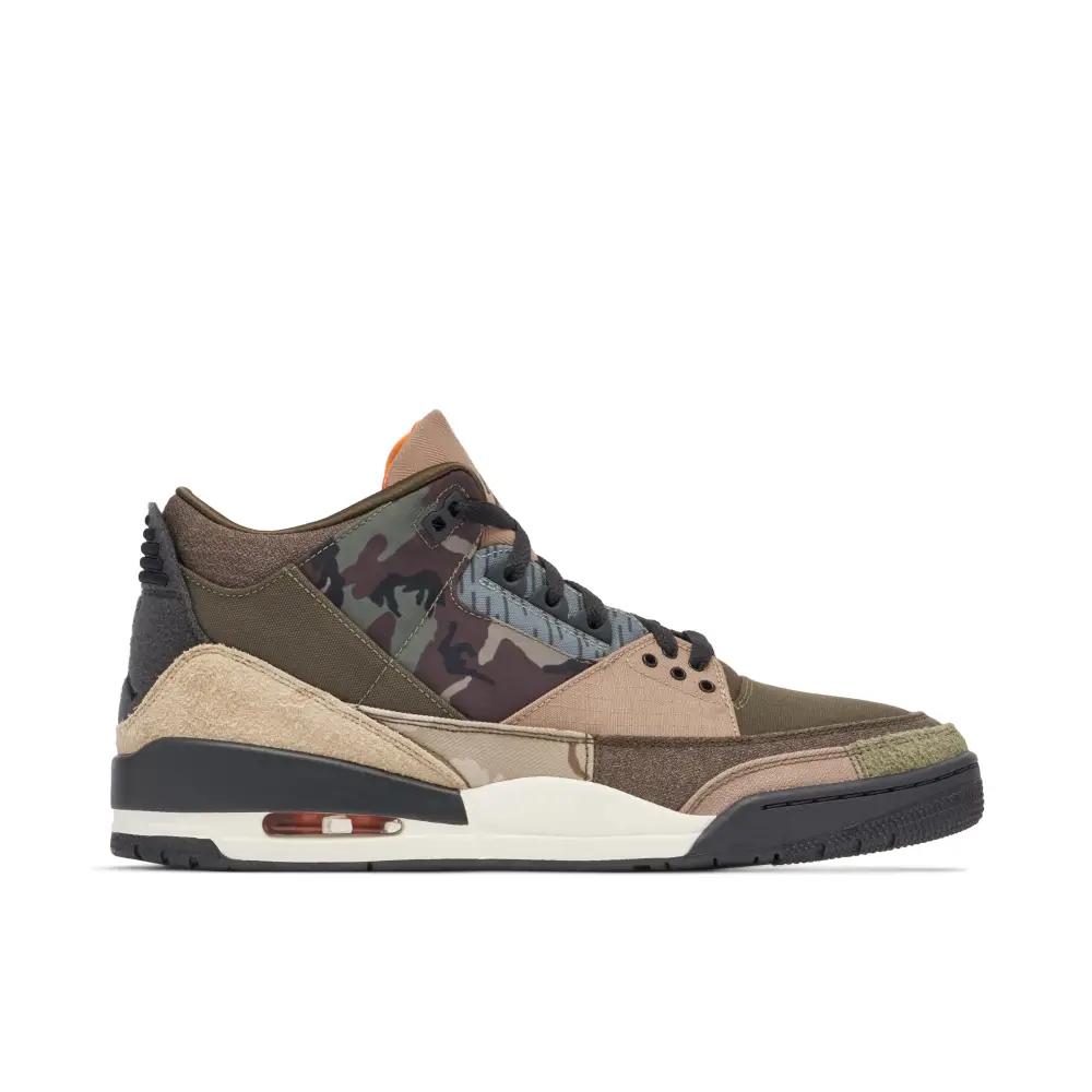 Air Jordan 3 Camo Green Brown 