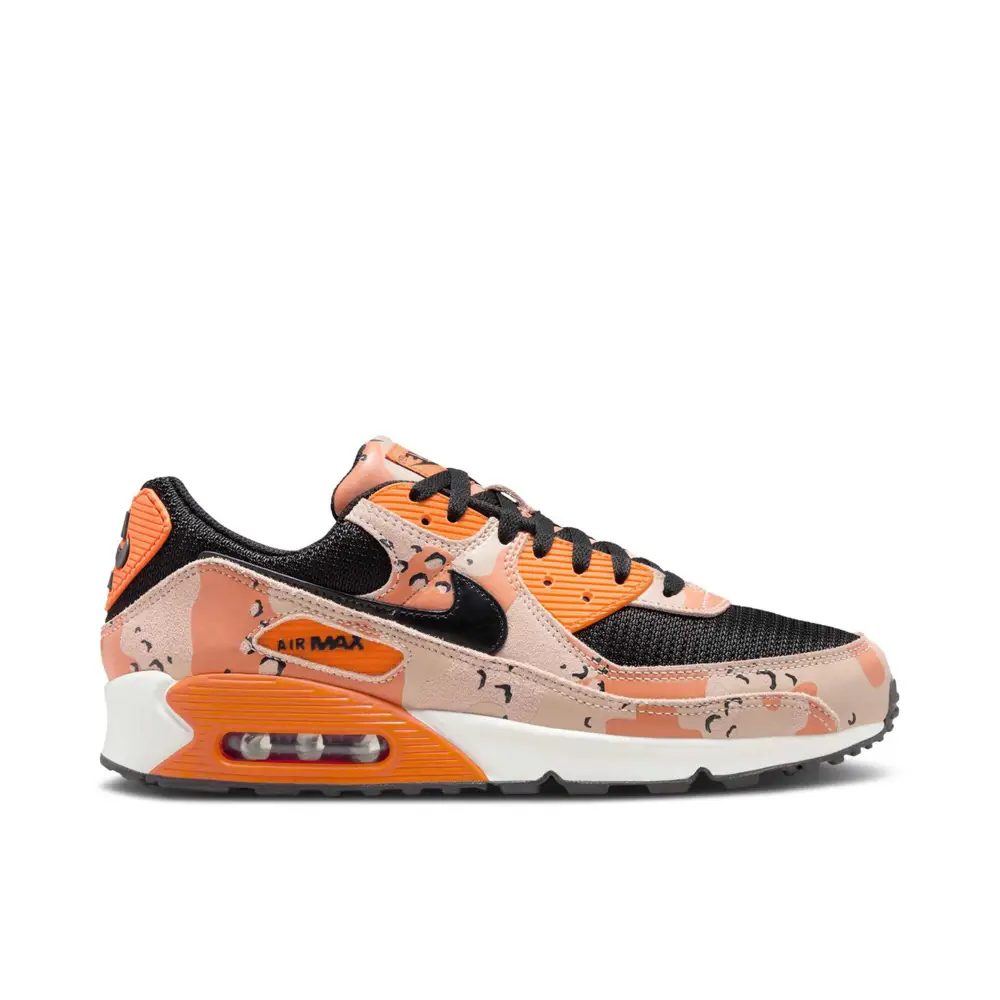 Nike Air Max 90 Camo Pack Bio Beige Safety Orange 