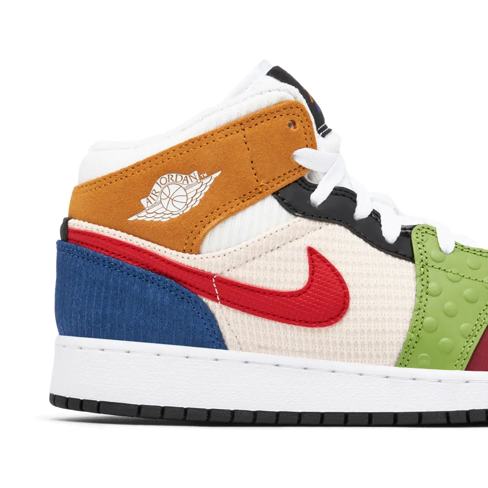 Air Jordan 1 Mid SE Messy Room GS 