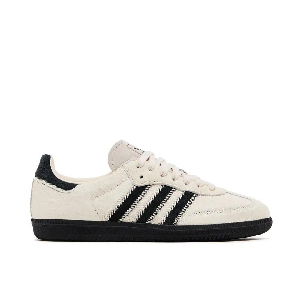 Adidas Samba OG Wonder White Black Pony Womens 