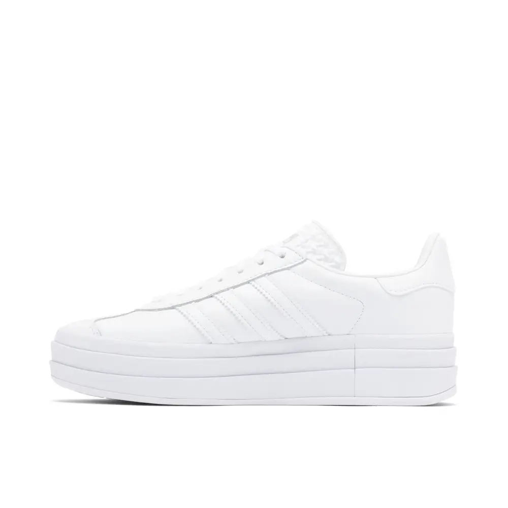 Adidas Gazelle Bold Triple White Womens 
