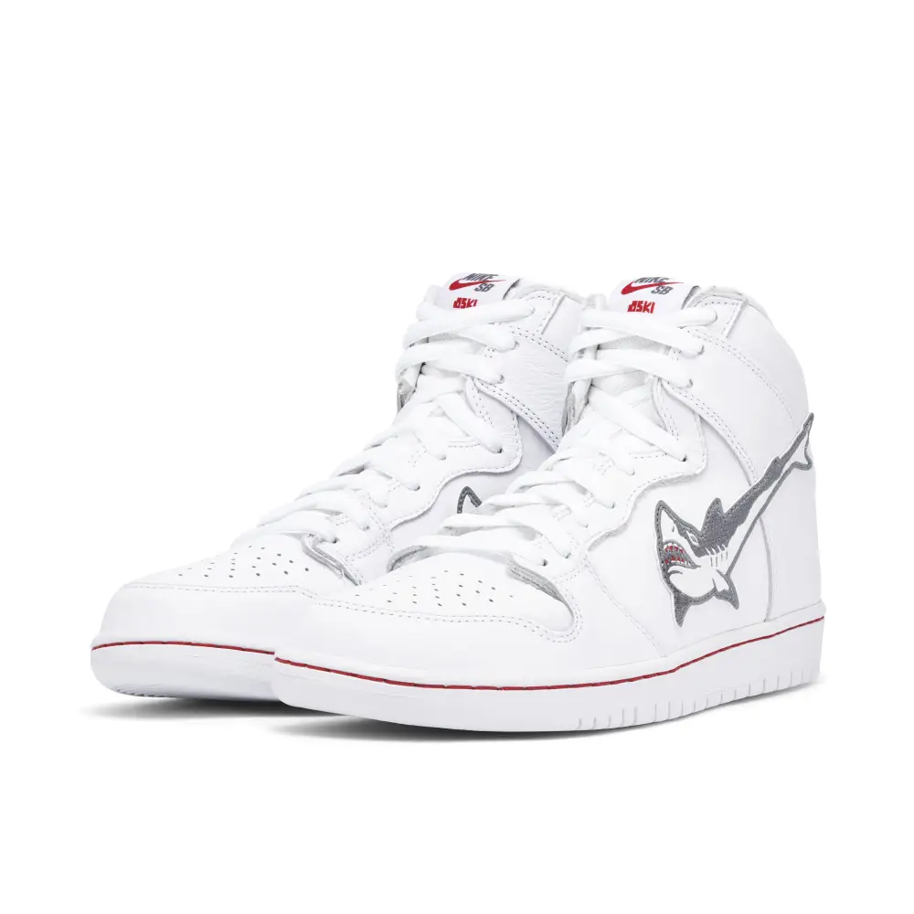 Oski x Nike Dunk High Great White Shark 