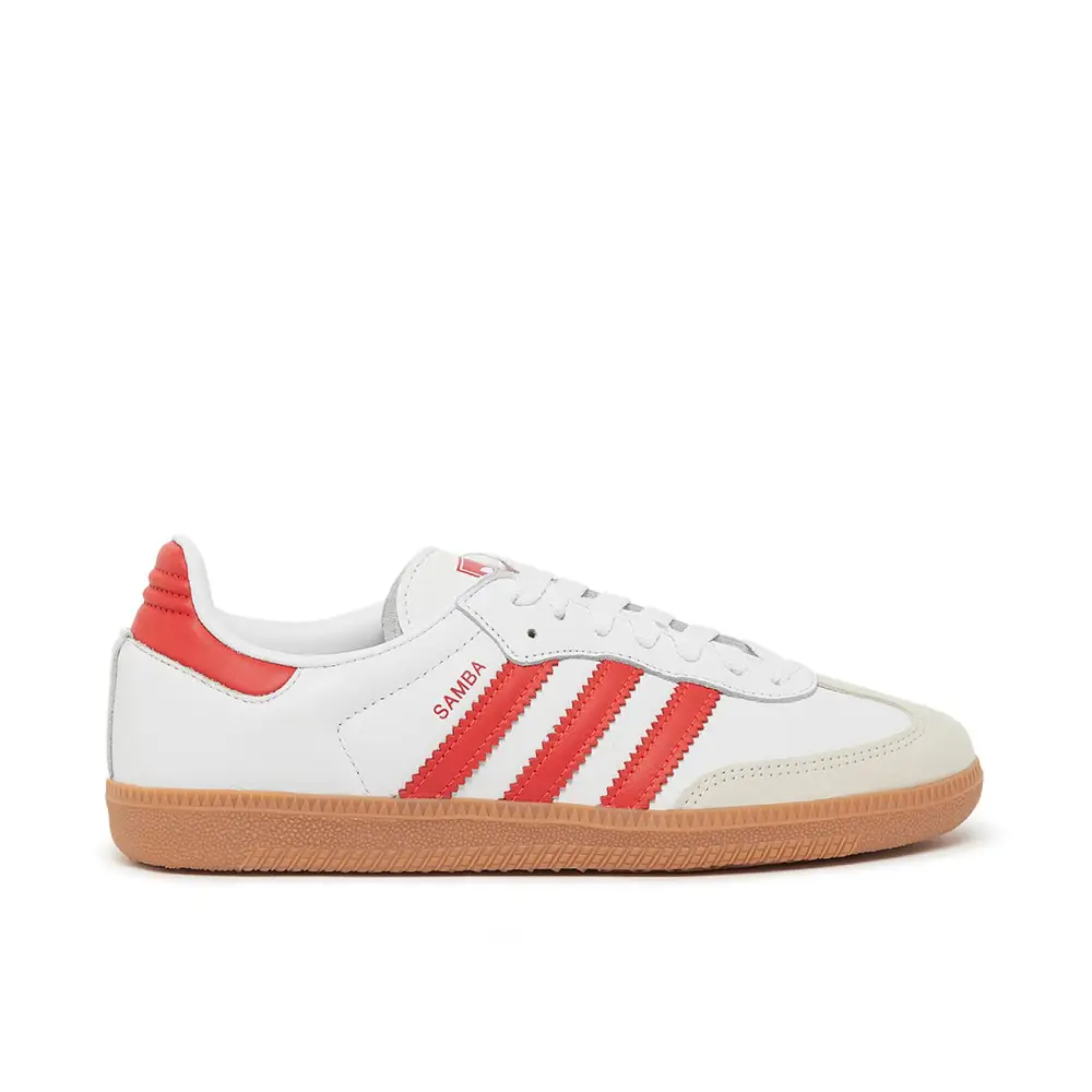 Adidas Samba OG White Solar Red Gum 92C413