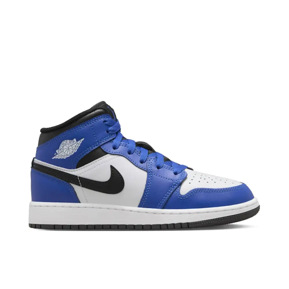 Air Jordan 1 Mid Game Royal White Black GS 