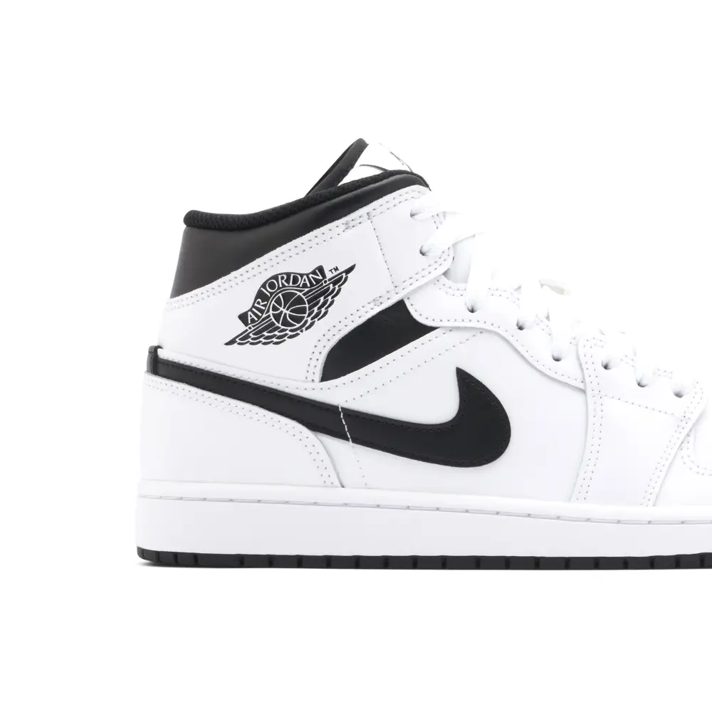 Air Jordan 1 Mid White Black
