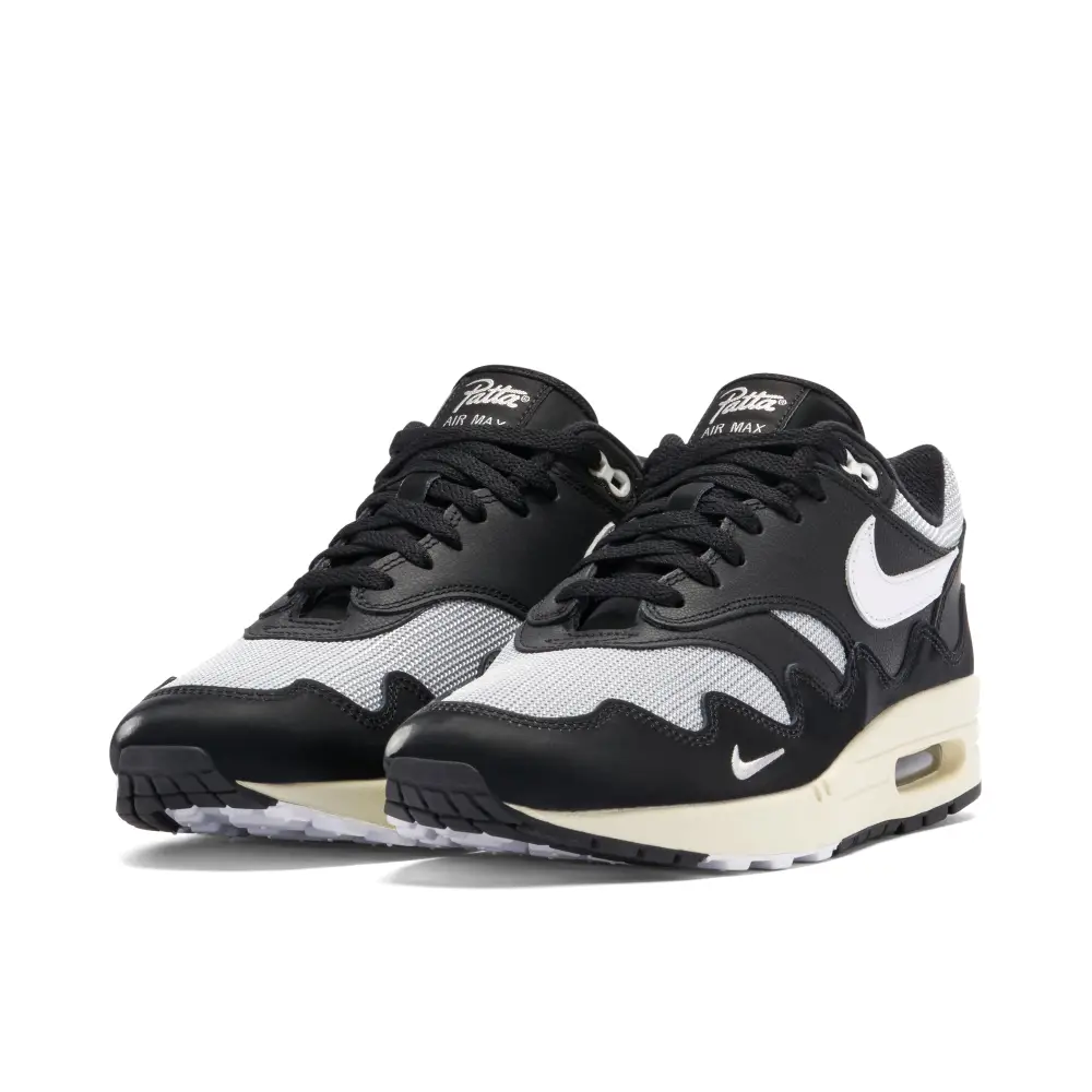 Patta x Nike Air Max 1 Black White (Without Bracelet) 