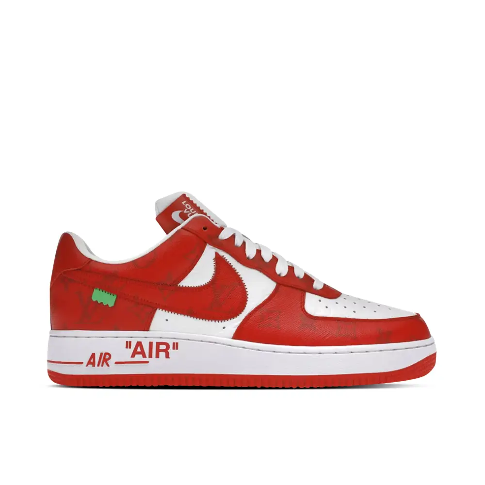 Nike Air Force 1 Low x Louis Vuitton By Virgil Abloh White Red 