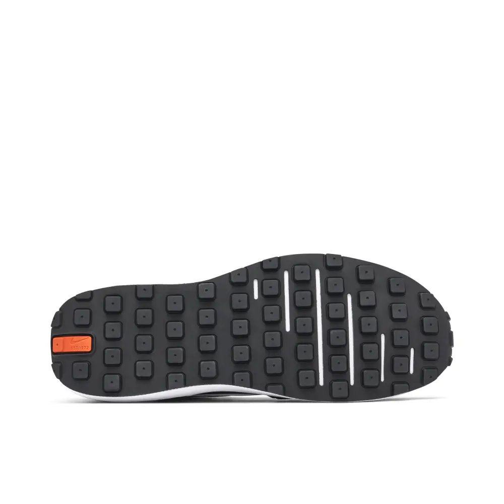 Nike Waffle One Black White Swoosh 