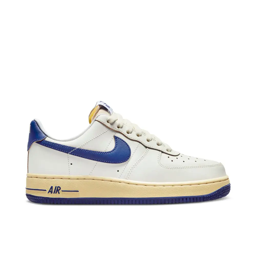 Nike Air Force 1 Low '07 Athletic Department Sail Deep Royal Blue Womens 883111325