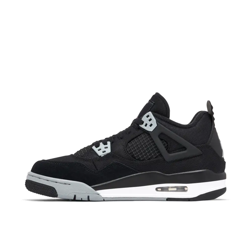 Air Jordan 4 Retro SE Black Canvas GS ABE672