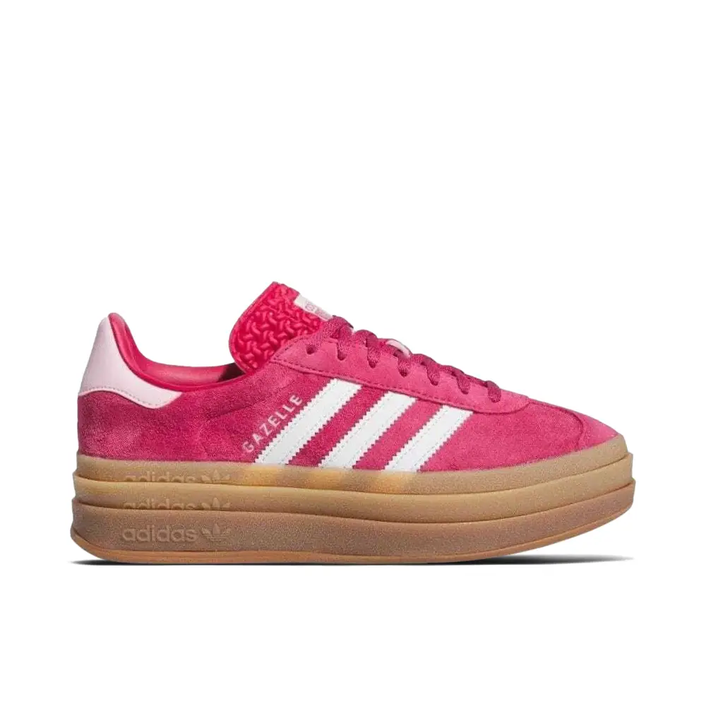 adidas Gazelle Bold Wild Pink White Womens 4D43766